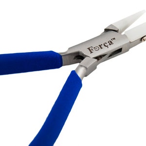Força RTGS-380FR Jewelry Flat and Round Nose Pliers with Nylon Jaws 5&quot; - 125mm.