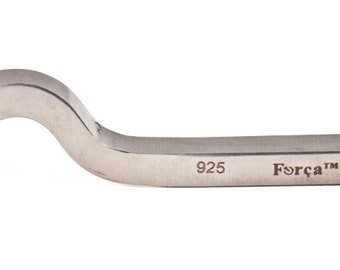 Forca RTGS-393 Jewelry 925 Sterling Silver Hallmark Ring Marking Stamp Curved Punch