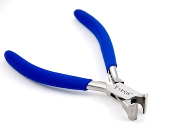 Forca RTGS-205-TC Alicates cortadores de alambre de extremo superior para joyería con puntas de carburo de tungsteno