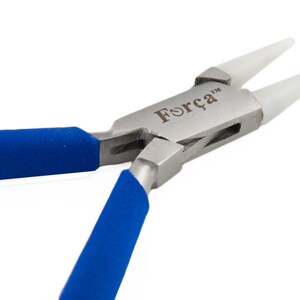 Força RTGS-380RR Jewelry Round Nose Pliers with Nylon Jaws 5&quot; - 125mm.