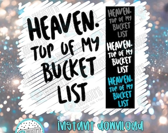 El paraíso. En lo más alto de mi lista de deseos. Incluye cuatro diseños a color. Descarga digital en formato PNG.