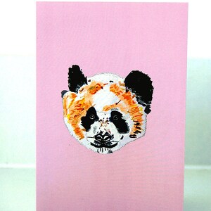Panda Greeting Card | Original hand-painted art | All Occasions Card | Animal Lovers