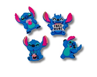 Krokodil-Charms, Schuh-Charms, lustiger Krokodil-Charm, Stitch-Schuh-Charm, Stitch, Clog-Charm, süßer Schuh-Charm, Kinder-Krokodil-Charm, Lilo und Stitch, Charms