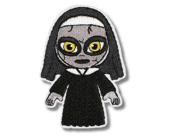 The Nun, The Nun Movie, Nun, Patches, Patches for Jackets, Patches for Hats, Iron On Patch, Horror, Patch, Embroidered Patch, Iron-on Patch