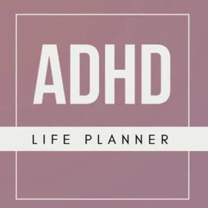 Focus & Flow Planner ADHD planner PLR planner resell