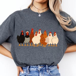 Funny Chicken T-Shirt: Farmhouse Hen & Rooster Tee