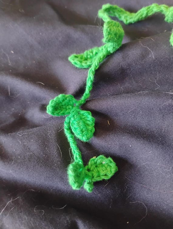 Handcrafted String of Nickels Inspired Leafy Vine Bookmark - Plant Lover's Gift
