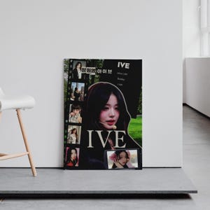 IVE Jang Won-young K-Pop Matte Vertical Posters, Print, Wall Art Decor, Music Fan Gift, Korean Pop Stars Poster, KPop Idol Room Decor