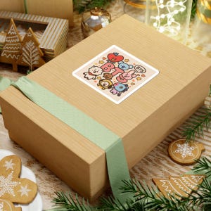 Pegatinas troqueladas de BTS, pegatinas lindas de K-Pop, calcomanías para laptop, artículos de BTS, regalos para fans, recuerdos de fiesta, decoración para diario