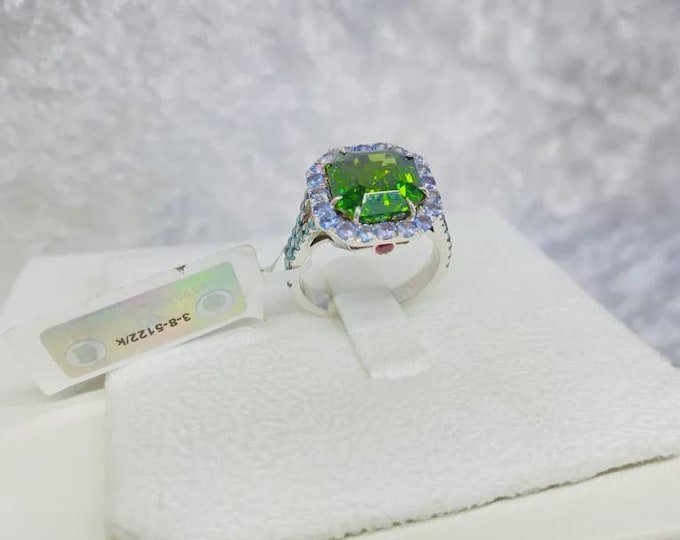 Featured listing image: Ring with zircon, diamonds, tanzanites and spinels