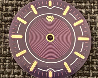 Motown Watch Dial - 31.8mm - Purple/Gold