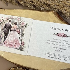Faire-parts de Mariage animés - cartes d'invitation de Mariage originales personnalisées
