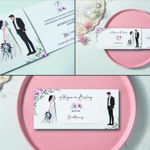 Faire-parts de Mariage animés - cartes d'invitation de Mariage originales personnalisées