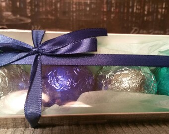 4 Aromatherapy Shower Bombs 1.6 oz each Gift Box 100% Natural/Organic Essential Oils-Transform your shower-Transform your mood