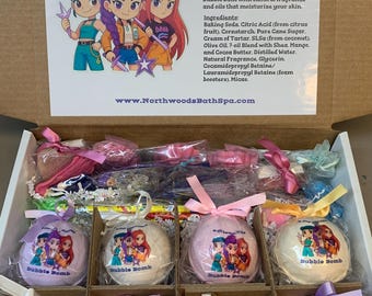 K-Pop Demon Hunters 8-pack XL 5.5 oz Bubble Bomb Gift Set for Kids