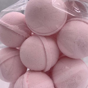 14 bath bombs select from over 100 fragrances NEW ROUND SHAPE, our Little Bag of Balls Fragrances E thru L great for dry skin image 6