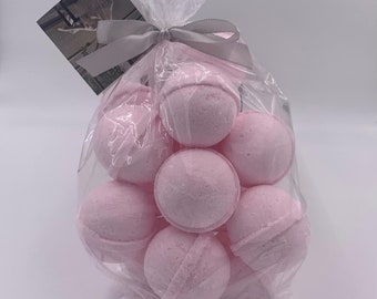 14 bath bombs (Scents Kids Love) our Little Bag of Balls - Kids Spa Parties favorites - great for dry skin