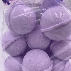 14 bath bombs U-select fragrance with shea, mango & cocoa butter, gift bag bath fizzies, relax while you moisturize your skin image 7