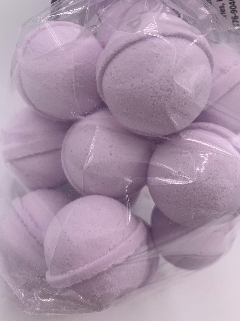 14 bath bombs select from over 100 fragrances NEW ROUND SHAPE, our Little Bag of Balls Fragrances E thru L great for dry skin image 8