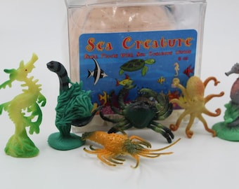 Kids Bath Bomb with Sea Creature Toy Inside: 8 oz Moisturizing Fizz