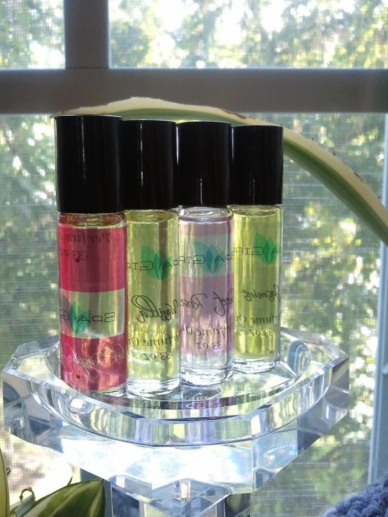 4 Perfume Rollon 1/3 Oz BEST SELLERS 100 Pure Fragrance Oils Etsy