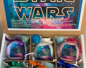 Star Wars 6-pack XL 6 oz Bath Bomb Gift Set for Kids