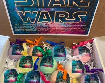 Jumbo Star Wars 14-pack XL 6 oz Bath Bomb Gift Set for Kids