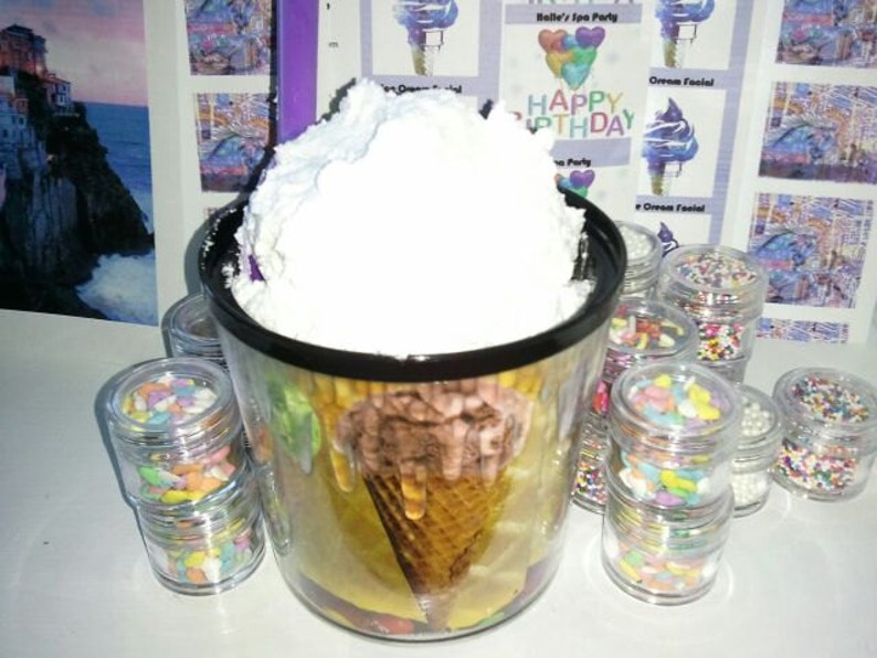 Ice Cream Sugar Scrub 8 oz each U-select scent Spa Parties, ice cream social Spa Party image 3