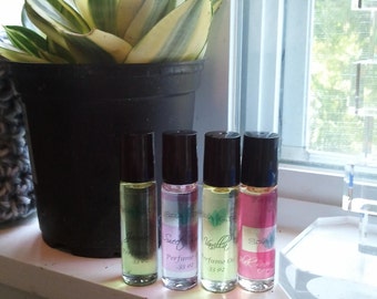 Fragrance Oil 100% pure fragrance oils (A through L) 1/3 oz perfume roll on (over 100 fragrances)