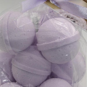 14 bath bombs U-select fragrance with shea, mango & cocoa butter, gift bag bath fizzies, relax while you moisturize your skin image 3