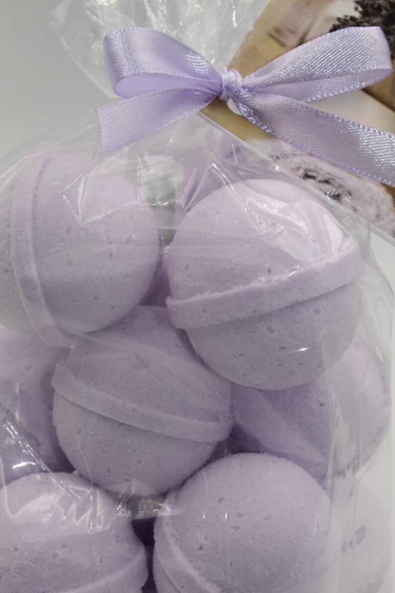 14 bath bombs U-select fragrance with shea, mango & cocoa butter, gift bag bath fizzies, relax while you moisturize your skin image 3