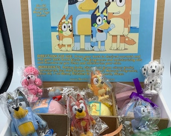 Bluey 6-pack XL 5.5 oz Bath Bomb Gift Set for Kids