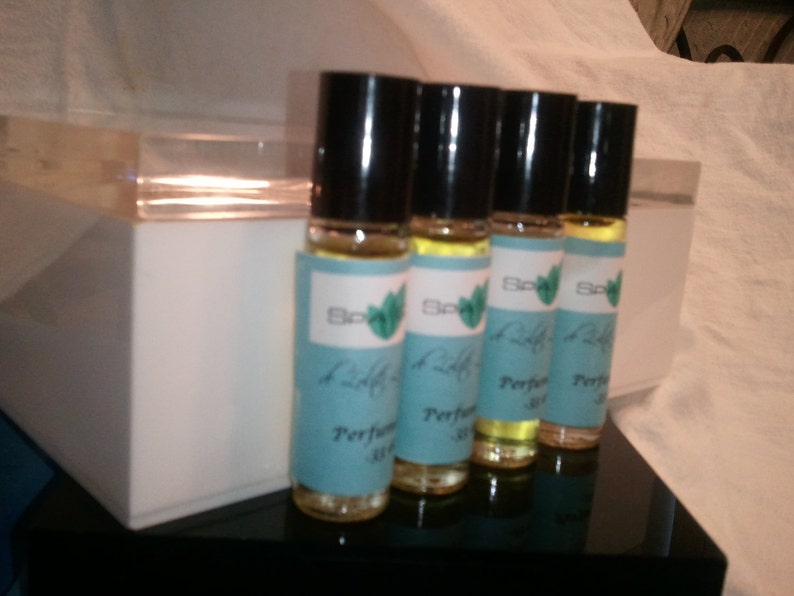 4 Perfume Roll-on 1/3 oz BEST SELLERS 100% pure fragrance oils over 100 fragrances to choose from image 5