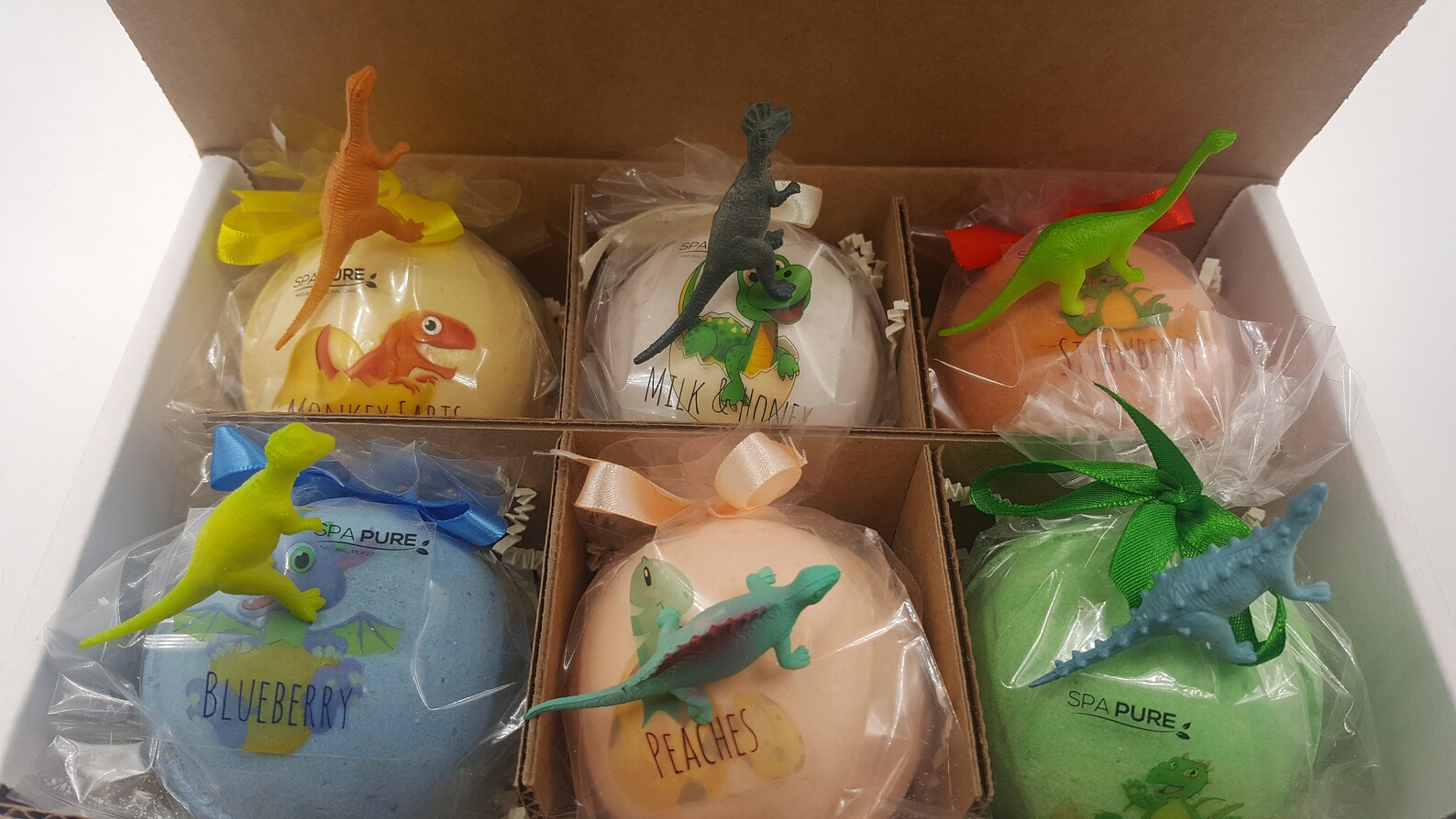 DINOSAUR Bath Bomb Gift Set With 6 XXL 810 Oz Bath Bombs With Etsy