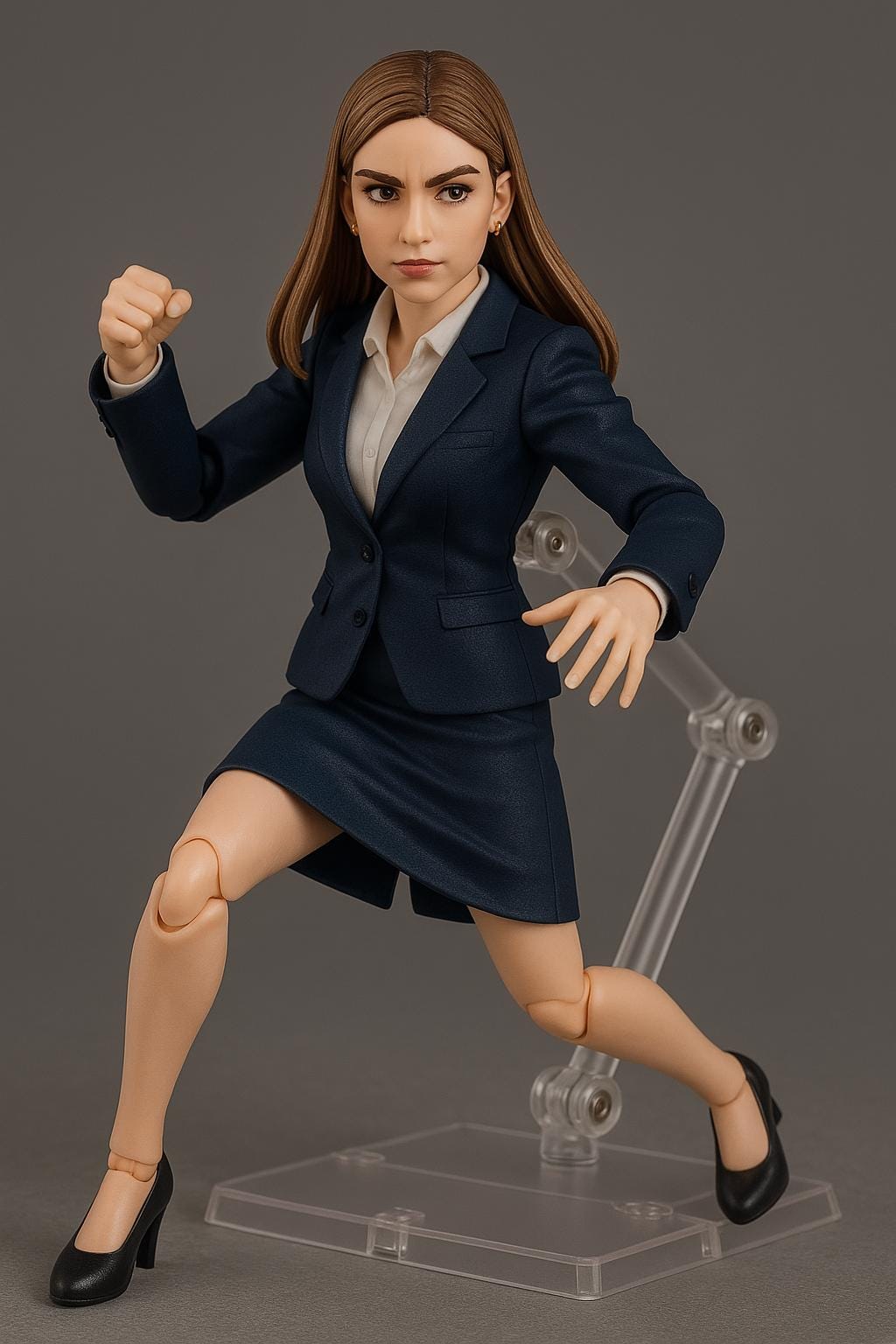 ILLUSTRATION. Personalized Action Figure Woman - "Starter Pack"