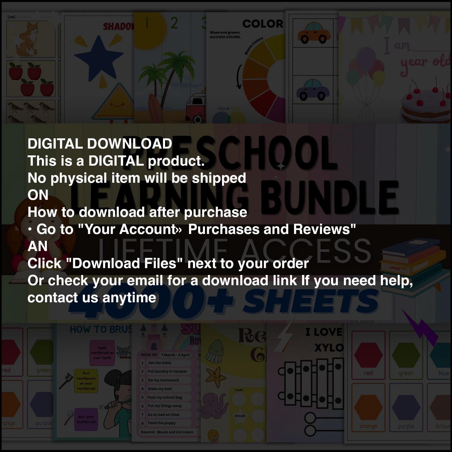Ultimate Kids Learning Mega Bundle - Editable & Printable Homeschool ...