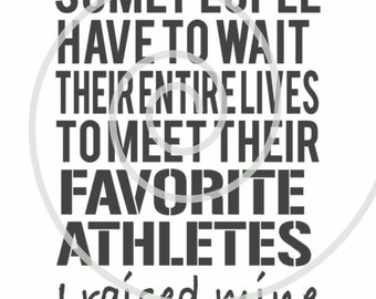 Lieblingssportler - Silhouette Cut File (und SVG-Datei)