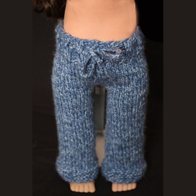 Sweater and Pants Set knitting pattern for 18 inch Doll image 3