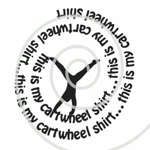 Cartwheel Shirt - Silhouette Cut File