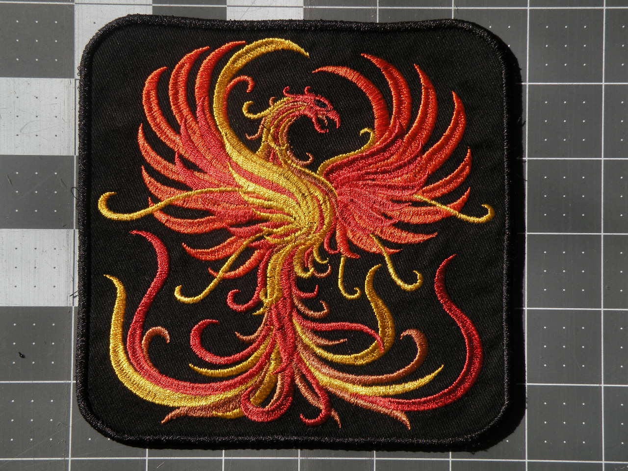 Firey Phoenix Iron on Patch 5.80