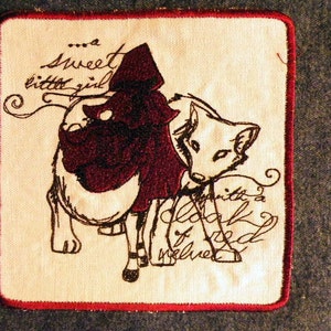Red Riding Hood Iron on Patch 4 image 3
