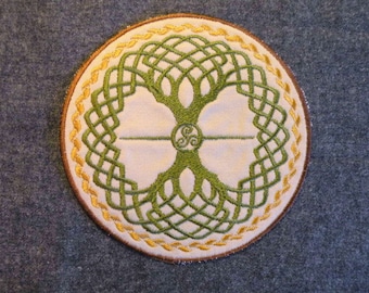 Keltischer Baum des Lebens Bügelbild 10cm