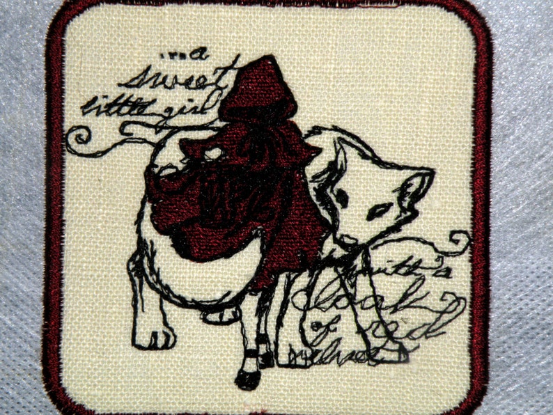 Red Riding Hood Iron on Patch 4 image 1