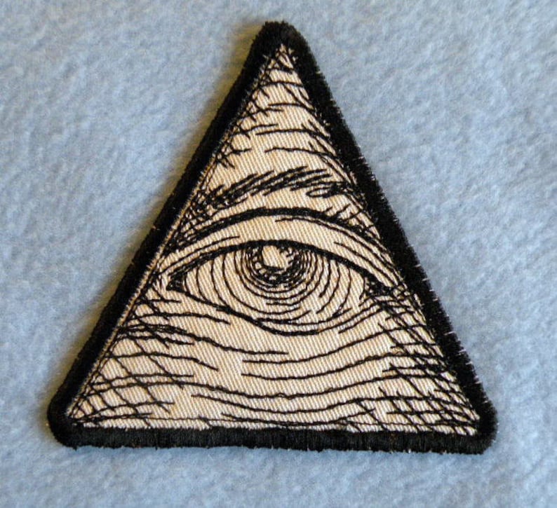 Eye of Providence Iron on Patch 3.75. image 3
