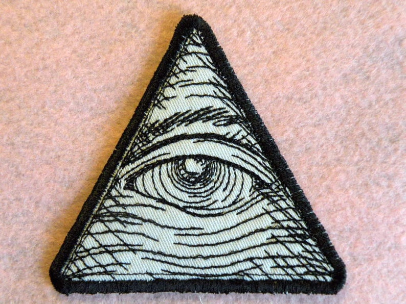 Eye of Providence Iron on Patch 3.75. image 2