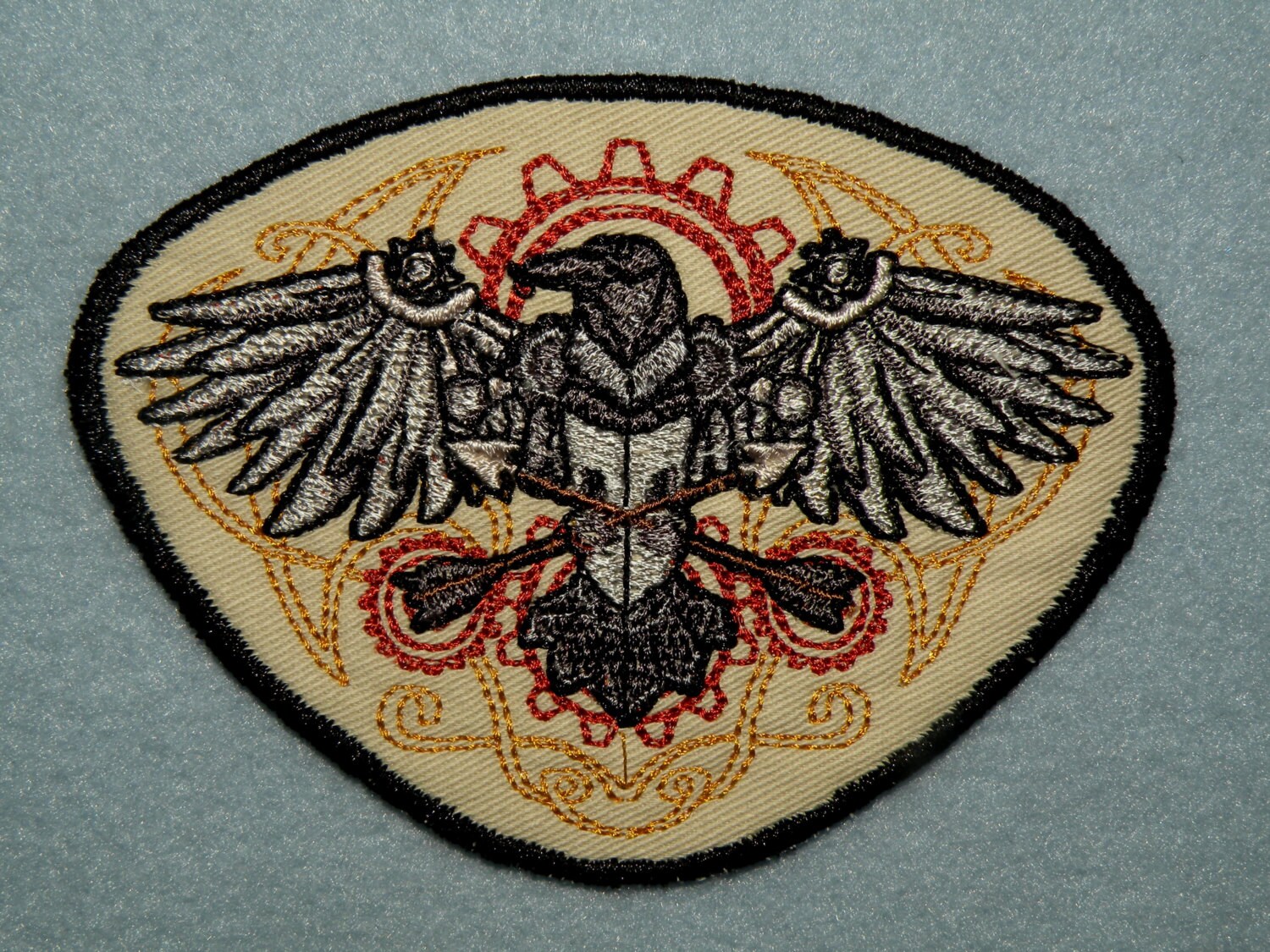 Raven Leather Patch – Explore More