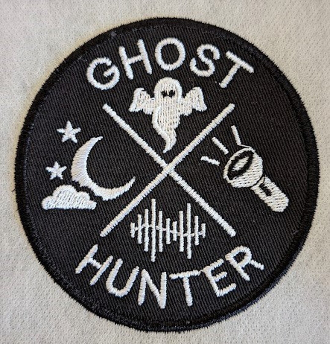 Ghost Hunter Iron on Patch Etsy