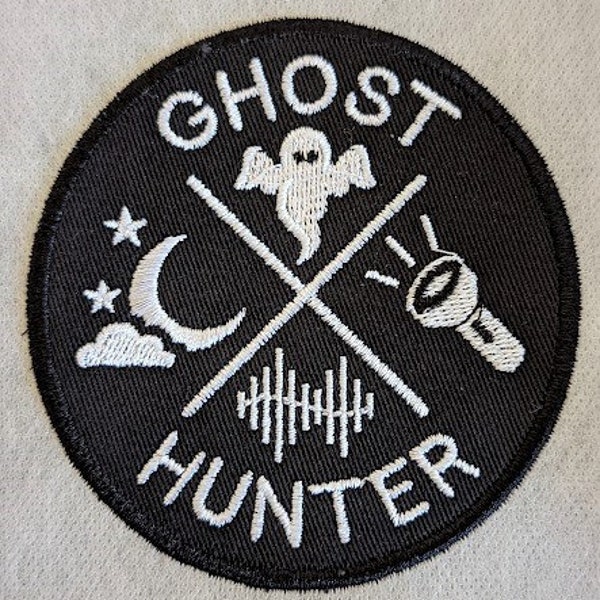 Ghost Hunter Iron on Patch