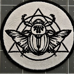 Mystique Scarab Iron on Patch 3.25&quot;
