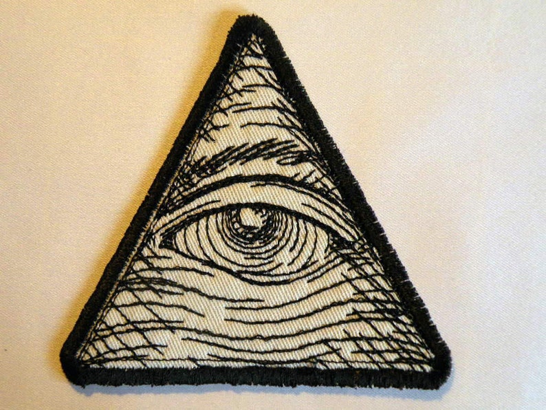 Eye of Providence Iron on Patch 3.75. image 1